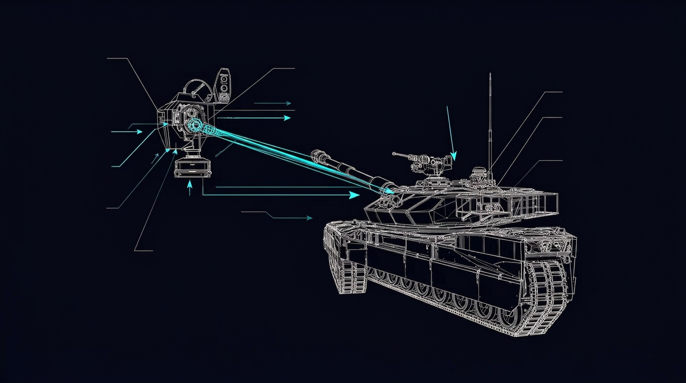 Tank fire control system schematic