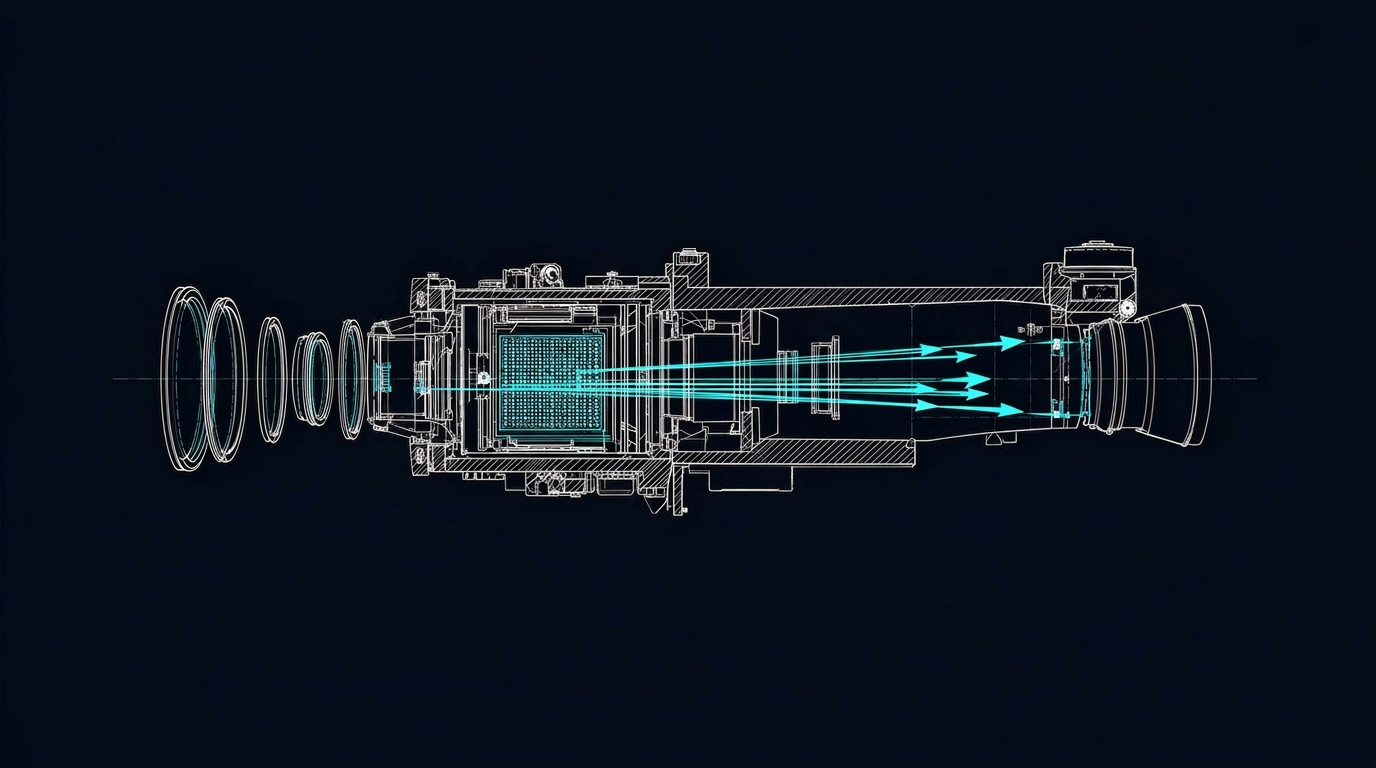 Thermal sight view illustration